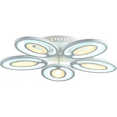 Люстра світлодіодна Victoria Lighting Sillia/PL5 з пультом ДК 150 Вт білий