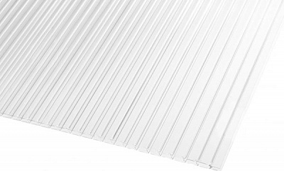 Поликарбонат сотовый Solidplast UV Титан Х 6 мм 1050x3000 мм прозрачный 