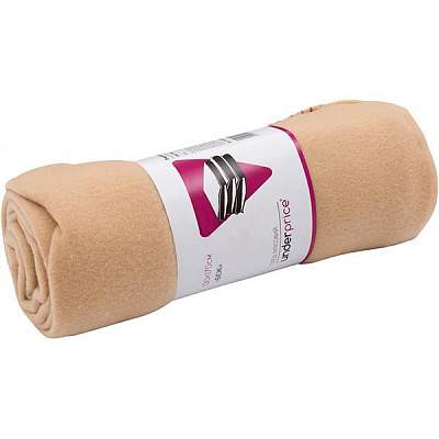 Плед флисовый Underprice бежевый 130x170 см