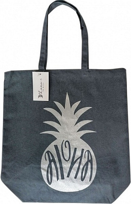 Сумка-шоппер Luna Aloha 41x39x13 см серый 