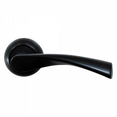 Ручка на розетці Comit Vela матовий чорний