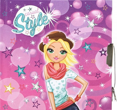 Блокнот дитячий на замочку Malevaro Style