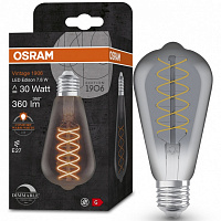 Лампа светодиодная Osram Vintage FIL Edisson 818 SM dim 7,8 Вт прозрачная E27 220 В 1800 К 