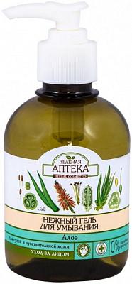 Гель для вмивання Зеленая аптека Алое 270 мл