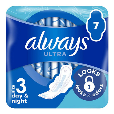 Прокладки Always Ultra Day&Night (Размер 3) 7 шт.