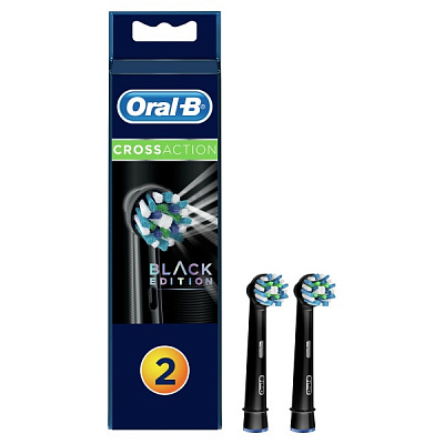 Насадки для электрической зубной щетки Oral-B Cross Action Black 2 шт.