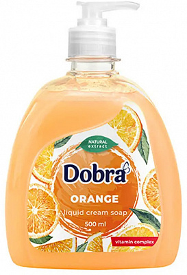 Мыло жидкое Dobra Апельсин С Дозатором 500 мл