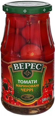 Томати Верес черрі мариновані 500 г