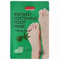Маска-носочки для ног Purederm Instant Softening Foot Mask Hemp Seed 34 г
