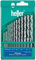 Набір свердел по металу Heller HSS-Super 2-8 мм 13 шт. 17733