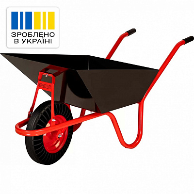 Тачка садово-будівельна КВІТКА PRO 90 л до 180 кг NASCAR (110-4084)