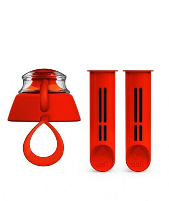 Змінний фільтр DAFI для Dafi Bottle Р2 з кришкою червоний B590062RD