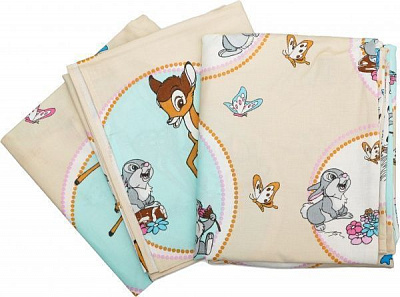 Комплект постельного белья СЕЛЕНА Слоники бежевый 