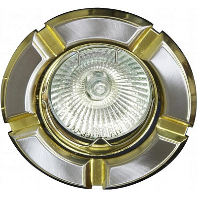 Светильник Feron 098Т G5.3 титан/золото