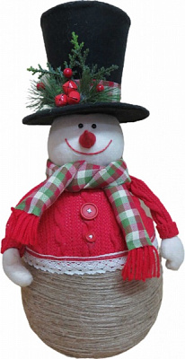 Декорация новогодняя New Star сніговик D6M2329 49 см 