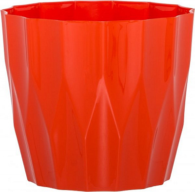 Горшок пластиковый Elsa Карат 190 круглый 3,6л оранжевый 
