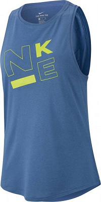 Майка Nike W DRY TALEG HI-NECK JDI BQ3296-458 M синій