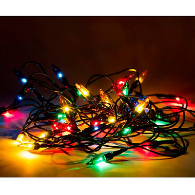 Гирлянда линейная Девилон 350902 LED 35 ламп 3.5 м разноцветная