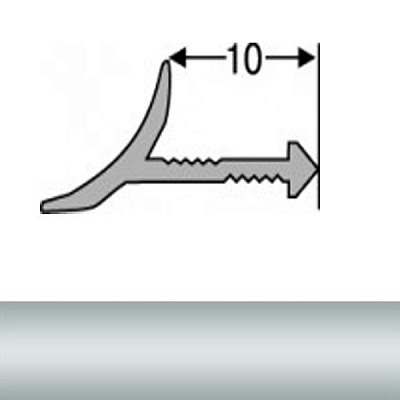 Поріжок алюмінієвий ВАП анодований TIS 2700 мм срібло