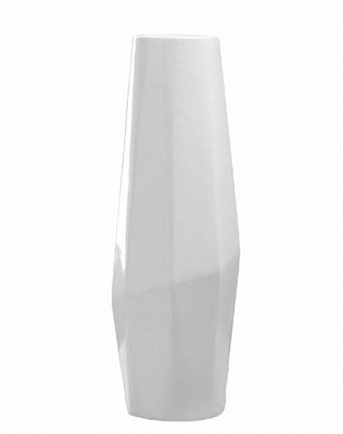Ваза керамічна Nana ceramics Спектр 40 см білий глянець