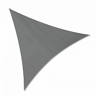 Тент парус HDPE треугольник 5х5x7 м серый серый 