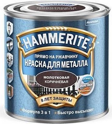 Емаль Hammerite молоткова коричневий 0,75л