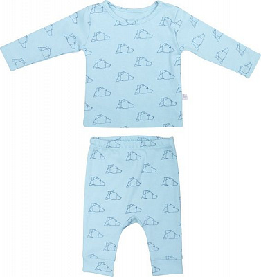 Комплект ясельний орігамі 675-222-16 ментоловий р.68