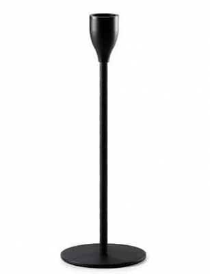 Свічник чорний середній 7,8х29х2,5 см;