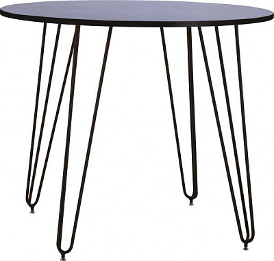 Стол обеденный Nowy Styl ALLER BLACK (18)-D900*750 (CH) 