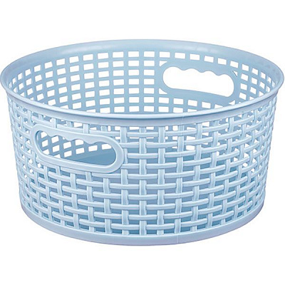 Кошик Gondol Plastic G-660 KANGAROO-Round блакитний 235x235x110 мм