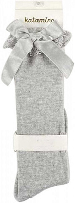 Гольфы детские для девочек KATAMINO K12006 р.11-12 серый 