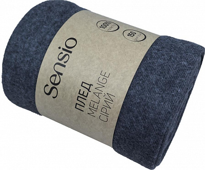 Плед Melange 160x200 см сірий Sensio