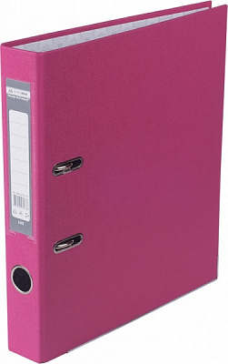 Папка-регистратор LUX односторонняя JOBMAX А4 50мм PP розовая сборная BM.3012-10c Buromax