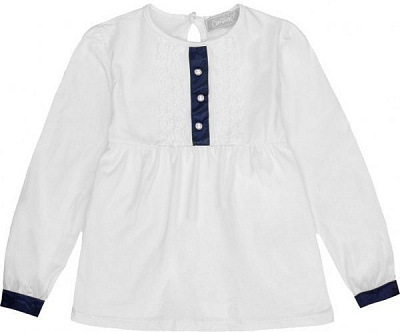 Блуза Kids Couture р.134 молочный 7171931690 