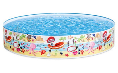 Бассейн каркасный Intex Пляж 152x25 см 56451