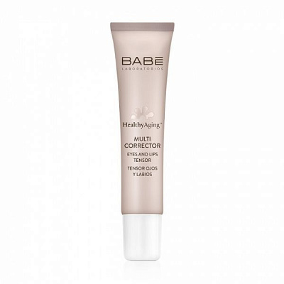 Мультикоректор BABE Laboratorios Healthy Aging з антивіковим ефектом для шкіри навколо очей і губ 15 мл