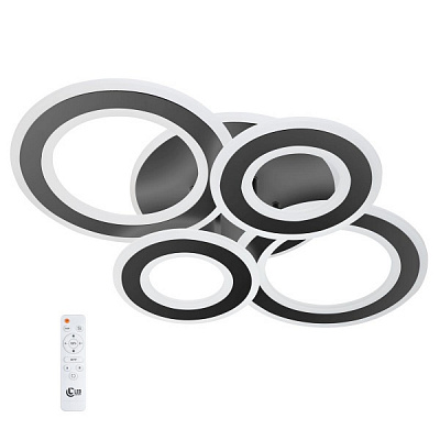 Люстра подвесная LED CONCEPT Dalkey R4 RGB 4x120 Вт черный 