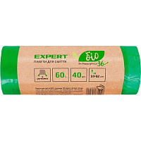 Мешки для мусора с ручками Expert Bio стандартные 60 л 40 шт