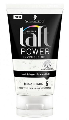 Гель TAFT Power Невидима фіксація Power Невидима фіксація для укладки мегафіксація 5 150 мл