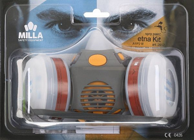 Напівмаска MILLA 2000 з 2-ма фільтрами Eurfilter A1Р2 2000