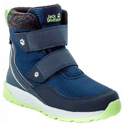 Ботинки Jack Wolfskin POLAR BEAR TEXAPORE MID VC K 4036162-1176 р. EUR 31 сине-зеленый