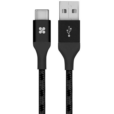 Кабель Promate Type-C Unlink-CAM Black 1.2 м