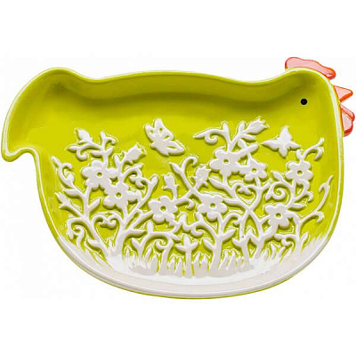 Блюдо Весна Курочка 27х17 см