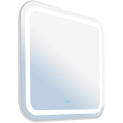 Зеркало Imprese Vyskov 600x700 c LED-подсветкой и часами