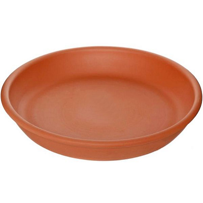 Поддон керамический Каменный цветок 1420 круглый терракот 