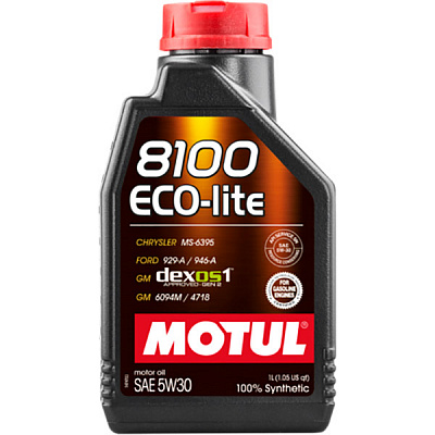 Моторне мастило Motul 8100 Eco-lite SAE 5W-30 1 л