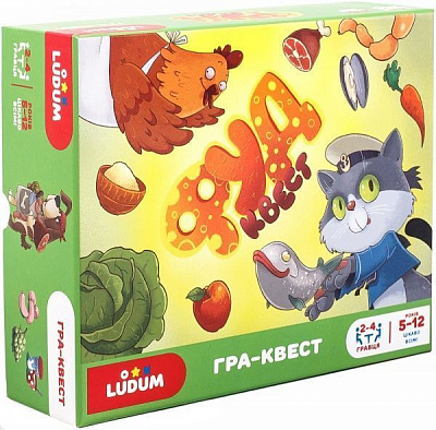 Гра настільна Ludum ФУДквест (укр.) LG2047-61