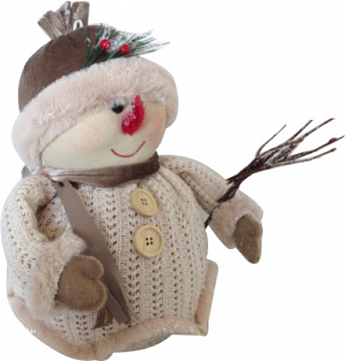 Декорация новогодняя Снеговик 19х30 см EPI-E29418 