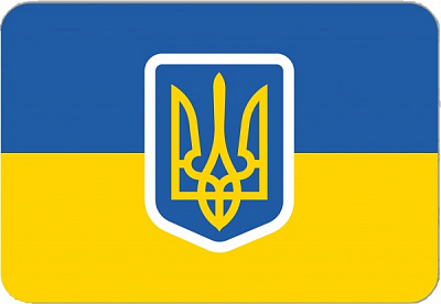 Магнит MAXGROUP Шеврон Украина NM-251