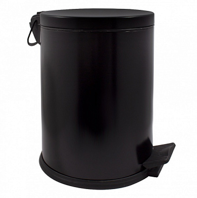 Відро з кришкою EFOR Metal 12 л чорний